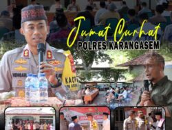 Jum’at Curhat, Kapolres Karangasem Turun Langsung ke Kampung Buitan Manggis