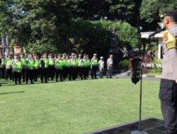 Control Kehadiran Personil tercapai Kinerja Maksimal, Wakapolres Tabanan Pimpin Apel Operasi Mantap Brata Agung 2023-2024 Tahapan Kampanye