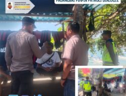 Jaga Situasi Kondusif jelang Pemilu 2024, Padal OMB Agung Polsek Padangbai Pimpin Patroli Dialogis