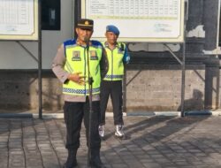 AKP I Komang Muliyadi, S.H., M.M. Pimpin Apel Kesiapan Pengamanan Natal di Wilayah Melaya