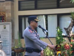 Karendalops Pimpin Apel OMB 2023 -2024, Atensi Maksimal Pelipatan Surat Suara di Gudang KPU