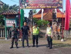Polsek Kerambitan Beri Pengamanan Ibadah Natal Umat Kristen Protestan di Pos Pembinaan Iman GKPB Suluh Kasih Desa Tibubiu