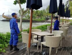 Sat Polairud Polres Karangasem Laksanakan Patroli dan Pengamanan Libur Nataru di Objek Wisata Pantai Pasir Putih