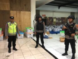 Polres Tabanan Perketat Pengamanan Gudang Logistik KPU