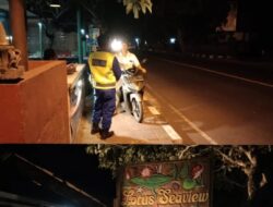 Antisipasi Libur Nataru, Polairud Blue Light Patrol di Wilayah Obyek Wisata Candidasa