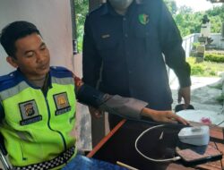 Memastikan Personil dalam Keadaan Sehat Sub Satgas Dokes Polres Karangasem dalam Ops OMB 2023-2024 Melakukan Pemeriksaan Kesehatan