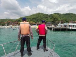 Kasat Polairud Pimpin Personilnya Gelar Patroli Laut, Amankan Natal 2023 dan Tahun Baru 2024