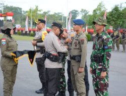 Kapolri Beri Penghargaan Pin Emas Kepada Prajurit TNI dan Anggota Polri yang Tergabung dalam Satgas Operasi Damai Cartenz 2023