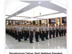 Penghujung Tahun Polri Naikan Pangkat 22 Pati dan 211 Kombes 