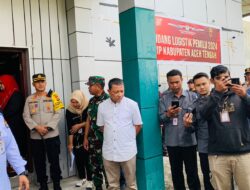 Kapolres Bersama Forkopimda Monitoring Kedatangan Logistik Pemilu 2024