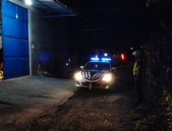Satuan Lalulintas Polres Karangasem Melaksanakan Patroli Malam yang Lebih di Kenal Dengan Patroli Blue Light