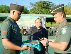 Satu Personil TNI dari Unit Intel Dapat Penghargaan Dari Dandim 0117 Aceh Tamiang