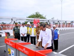 Presiden Resmikan Jembatan Cisadane A dan B dan Instalasi Air RS Sitanala Kota Tangerang