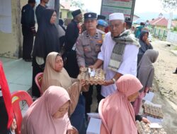 20 Warga Daling Ucap Syukur Terima Paket Sembako Jumat Barokah Polres Aceh Tengah