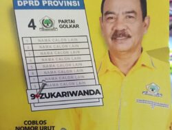 Zuka Riwanda Anggota Repnas Partai Golkar, Deklarasi Dukungan ke Prabowo-Gibran Lanjut Indonesia Maju.