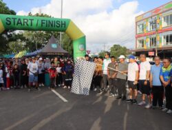 Hari Jadi Beltim, Ribuan Warga Ikuti Jalan dan Senam