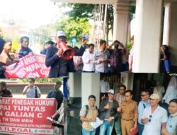 DPP POSE RI Demo di Kantor Walikota, Desak PJ Walikota Palembang Tutup Galian C Diduga Ilegal di Kepuh Kecamatan Gandus Telang Kemang Cenago Kota Palembang