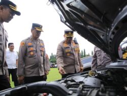 Kapolres Ngawi Cek Kendaraan Dinas, Pastikan Siap Amankan Pemilu 2024