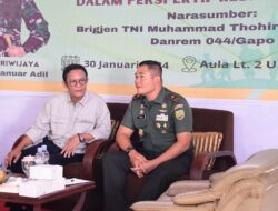 Kodam II/Swj Masuk Kampus, Danrem 044/Gapo : Tugas Bela Negara Adalah Tugas Kita Semua