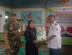 Pemdes Ponggang Menyalurkan Bantuan beras kepada 760.KPM.