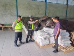 Memasuki Tahap Kampanye di Tahun 2024 Polres Karangasem Perketat Pengamanan Gudang Logistik Pemilu