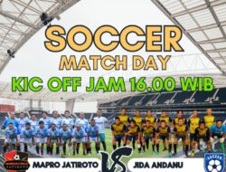 “Sparing Tahun Baru Hebat Mapro Jatiroto vs Jida Andanu FC”