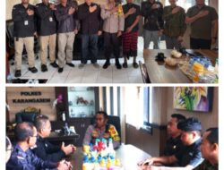Kapolres Karangasem menerima Audensi dari KPU Kabupaten Karangasem