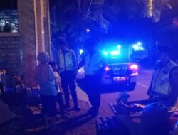 Blue Light Patrol Sat Samapta Polres Karangasem Tingkatkan Kegiatan Patroli Menjelang Pemilu 2024