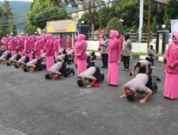 51 Personil Perwira dan Bintara Sujud Syukur Naik Pangkat Setingkat