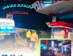 Polsek Padangbai Dengan Rutin Laksanakan Blue Light Patrol Untuk Jaga Kamtibmas Tetap Kondusif