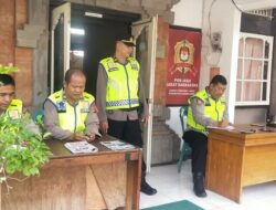 Polres Karangasem Perketat Pengamanan Kantor KPU dalam Operasi Mantap Brata Tahun 2024