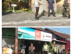 Dalam Tahapan Pemilu 2024 Berjalan Aman. Satgas OMB Preventif Polsek Sidemen Laksanakan Patroli
