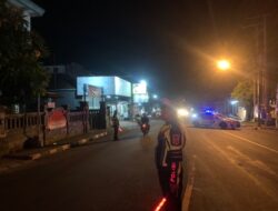 Jaga Kamtibselcarlantas dan Kamtibmas, Sat Lantas Polres Karangasem intensifkan giat Patroli Blue Light