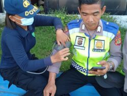 Memastikan Kondisi Kesehatan, Sub Satgas Dokes Polres Karangasem dalam Ops OMB Melakukan Pemeriksaan Kesehatan Terhadap Personil