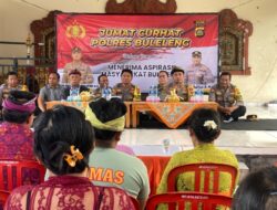 Jumat Curhat, Polres Buleleng Bersama Warga Desa Patemon, Kecamatan Seririt