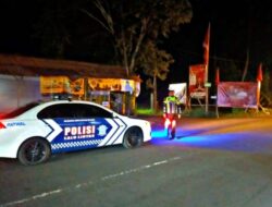 Akhir Pekan Satuan Lantas Polres Karangasem Intensifkan Giat Patroli Blue Light Hingga ke Pemukiman
