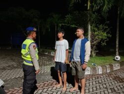 Satuan Polairud Blue Light Patrol, Seputaran Obyek Wisata Taman Ujung Sukseskan Pemilu Damai 2024