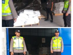 Memasuki Tahap Kampanye di Tahun 2024 Polres Karangasem Perketat Pengamanan Gudang Logistik Pemilu