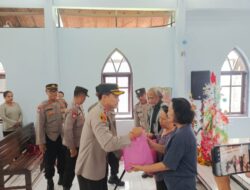 Minggu Kasih, Kapolres Buleleng di Gereja Kristen Protestan di Bali (GKPB) Air Hidup Banyupoh di Desa Banyupoh, Gerokgak