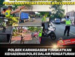 Wujudkan Peningkatan Pelayanan Masyarakat, Polsek Karangasem Intensifkan Kehadiran Polri dalam PH Pagi
