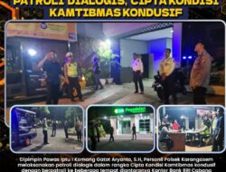 Cipta Kondisi Kamtibmas Kondusif, Polsek Karangasem Intensifkan Patroli Dialogis