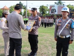 Apel Jam Pimpinan Personil Polres Buleleng di Rangkaikan Dengan Upacara Pemberhentian Tidak Dengan Hormat dari Dinas Polri