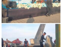 Antisipasi Kedatangan Paslon Nomor Urut 2, Sub Satgas Sterilisasi Preventif OMB 2023 Lakukan Sterilisasi di Lokasi Kegiatan