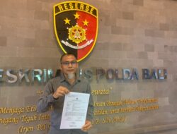 Zulfikar Ramly Pelapor Arya Weda Karna Menjalani Pemanggilan Polda Bali