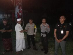 Polsek Kediri Berikan Pengamanan Giat Kampanye Dalam Bentuk Simakrama di Perumahan Andika Graha