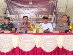 Polres Tabanan Laksanakan Kegiatan Sosialisasi dan Edukasi Pemilu Damai dari Kapolres Tabanan, KPU dan Bawaslu Tabanan di Kecamatan Selemadeg