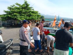 Jelang Pemilu 2024, Sambang Warga Pesisir, Satpolairud Polres Karangasem Berikan Himbauan Kamtibmas