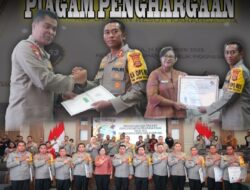 Kapolres Karangasem Terima Penghargaan Prediksi Penilaian Kepatuhan Penyelenggaraan Pelayanan Publik