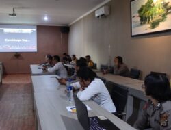 Polres Tabanan Ikuti Giat Zoom Meeting dalam Pelaksanaan PAM Tahap Pemungutan dan Penghitungan Suara Pemilu 2024