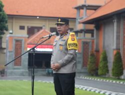 Pimpin Apel Pagi, Wakapolda Bali Tekankan Kedisiplinan Personel